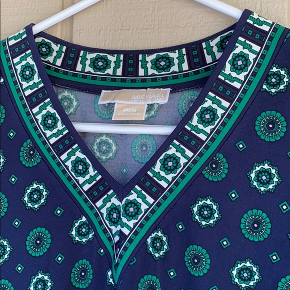 Stretchy Michael Kors V-neck Tunic Shirt - Picture 5 of 10